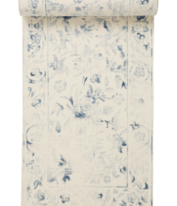 ANCONA-puuvillamatto 70x200 cm Beige/sininen