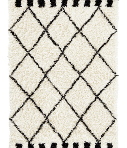 ASSOLO-villamatto 160x230 cm Luonnonvalkoinen