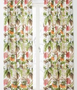 BALI-piilolenkkiverhot, 2/pakk. Valkoinen