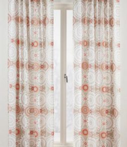 BARBARA-piilolenkkiverhot, 2/pakk. Pellavabeige