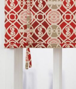 BAZAR-laskosverho Viininpunainen