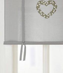 BELINDA-laskosverho Harmaa