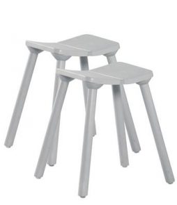 BERGA-jakkarat, 2/pakk. Harmaa