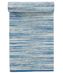 BIDONI-puuvillamatto 70x200 cm Sininen