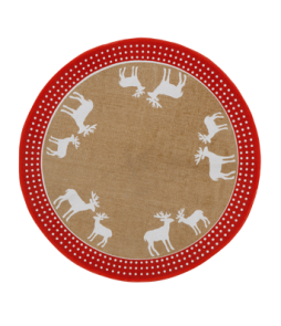 BLITZEN-puuvillamatto ø 100 cm Beige