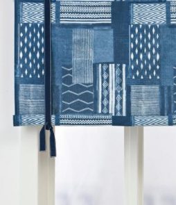 BLUE MOOD -laskosverho Deniminsininen