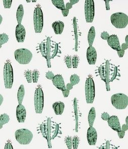 CACTUS-kangas/m Valkoinen