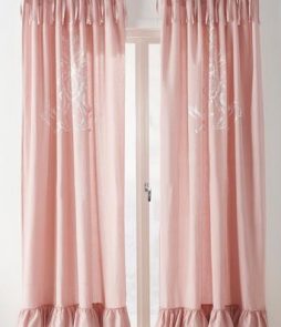 CAMILLE-solmimisnauhaverhot, 2/pakk. Roosa