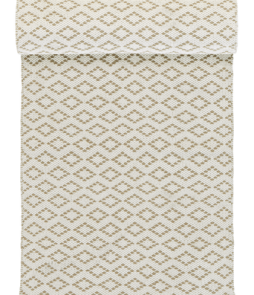 CORTINA-puuvillamatto 70x100 cm Beige/luonnonvalkoinen