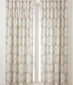 DOYLEY-lenkkiverhot, 2/pakk. Pellavabeige