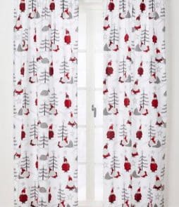 ELEFTERIA-sivuverhot, 2/pakk. Valkoinen