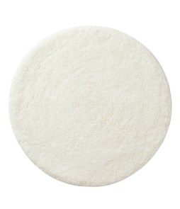 EMMA-kylpyhuonematto ø 90 cm Valkoinen