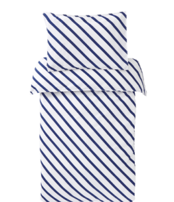 Ekologinen vauvan LINES-pussilakanasetti, 2 osaa Sininen