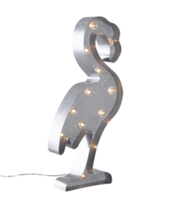 FLAMINGO-valaisin Hopea