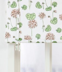 GERANIUM-laskosverho Valkoinen