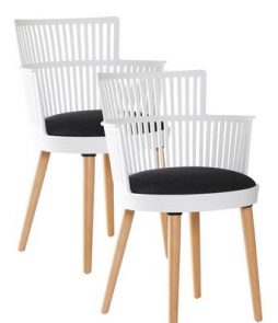 GETINGE-tuolit, 2/pakk. Valkoinen