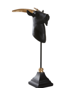 GOLDEN GOAT -koristehahmo Musta