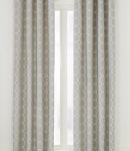 GRYNING-rengasverho, 1/pakk. Pellavabeige