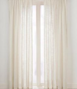 HILDA-sivuverhot, 2/pakk. Beige