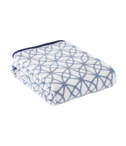 Iso NADIA-kylpypyyhe Sininen/luonnonvalkoinen