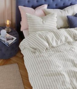 JENNY C -pussilakanasetti, 2 osaa Luunvalkoinen