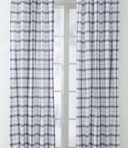 KAROLINA-solmimisnauhaverhot, 2/pakk. Sininen