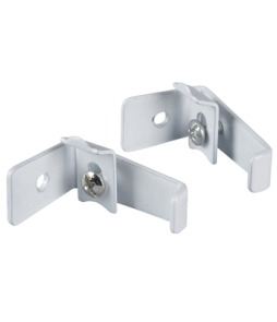 Kulmakiinnikkeet, 2/pakk. 4cm valk