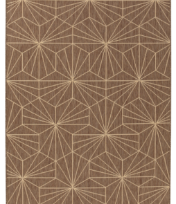 LUCA-bukleematto 135x190 cm Ruskea/hiekkabeige