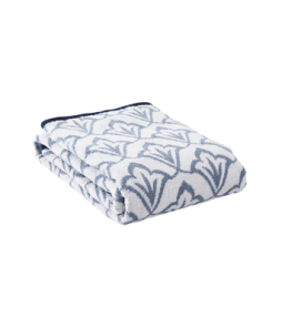 NADETTE-kylpypyyhe Sininen/luonnonvalkoinen