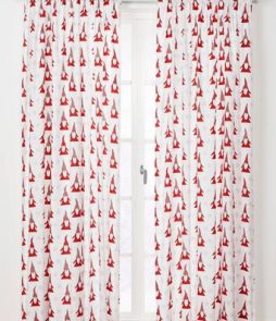 NISSE-sivuverhot, 2/pakk. Valkoinen