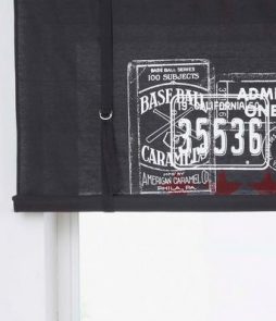 OLD FLAGS -laskosverho Sininen