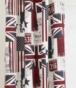 OLD FLAGS -rengasverhot, 2/pakk. Valkoinen