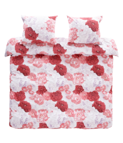 PEONY-pussilakanasetti, 3 osaa Roosa