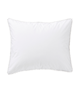 POM-tyynyliina 60x50 cm Valkoinen/harmaa