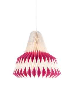 QUANTA-kattovalaisin Valkoinen/fuksianroosa