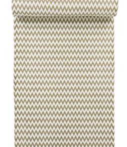 RHO-puuvillamatto 70x150 cm Valkoinen/beige