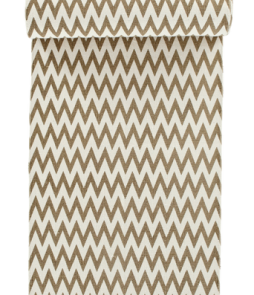 RHO-puuvillamatto 70x250 cm Valkoinen/beige