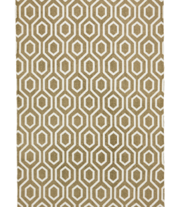RIVOLI-puuvillamatto 130x190 cm Valkoinen/beige