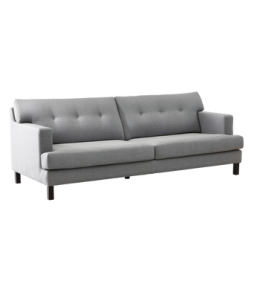 SALINAS-sohva, 3:n istuttava Harmaa