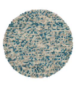 SIENA-matto, ø 100 cm Turkoosi