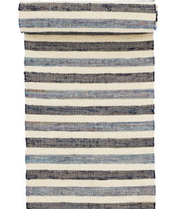 TIRIA-puuvillamatto 70x250 cm Sininen