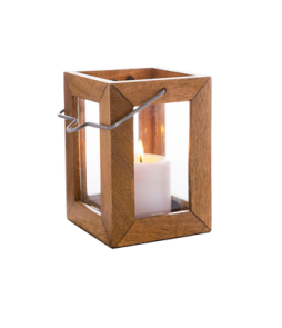 TOFTA-lyhty - pieni Ruskea