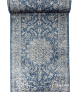 TORTONA-ryijymatto 65x110 cm Sininen/valkoinen