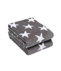 WIN-kylpypyyhkeet, 2/pakk. Harmaa/valkoinen