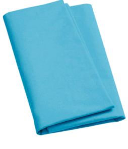 ZACK-aluslakana ekologista puuvillaa Vaalea petrolinsininen