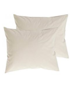 ZACK-tyynyliinat, 2/pakk. ekologista puuvillaa Beige