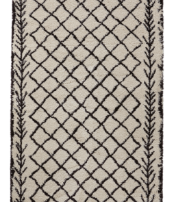 Zagora-ryijymatto 200x290 cm Kerma/tummanruskea