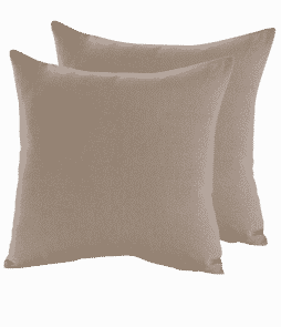 COLOUR-tyynynpäälliset, 2/pakk. 40x40 cm Myyränruskea