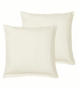 COLOUR-tyynynpäälliset, 2/pakk. 40x40 cm Luonnonvalkoinen