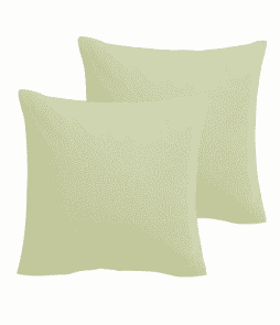 COLOUR-tyynynpäälliset, 2/pakk. 40x40 cm Lehmuksenkukanvihreä